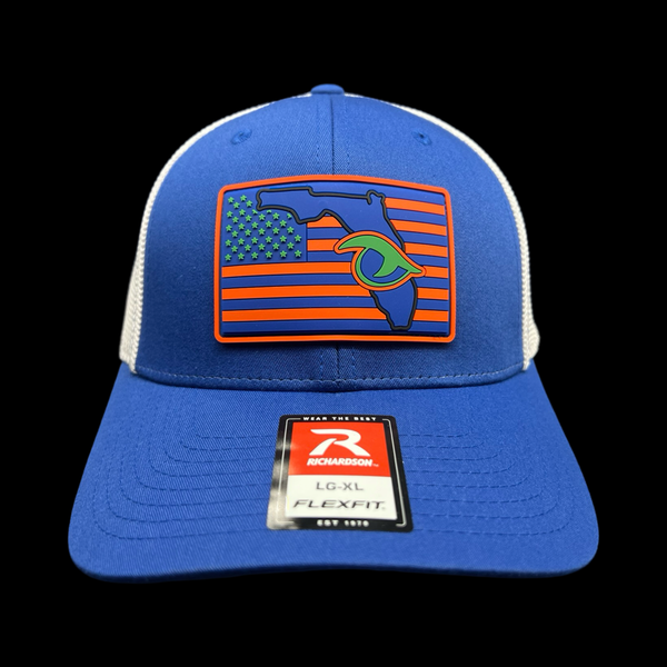 Richardson 110 Core Blue Florida Performance Fitted Hat