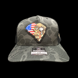 Richardson Black Duck Camo Betsy Ross Performance PVC Trucker Hat