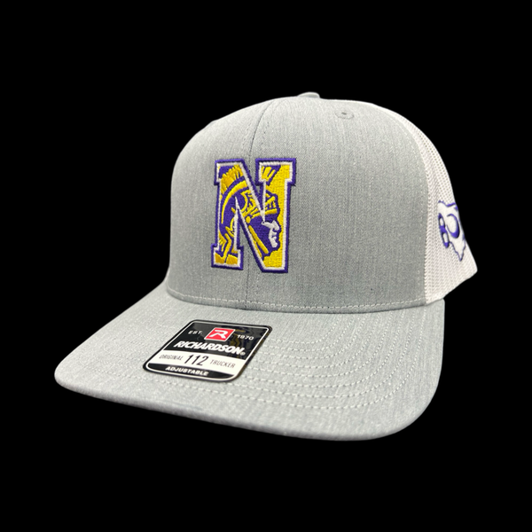 R112 Trucker Northwestern Trojans 803 Special Edition Heather hat