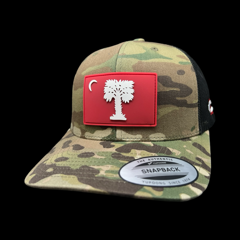 Citadel Big Red Peformance PVC Patch Multicam Trucker Hat