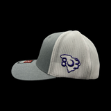 R110 Fitted Northwestern Trojans 803 Special Edition Heather White Hat