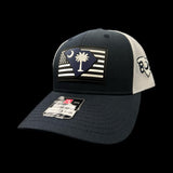 803 Richardson Navy 115 VBW Performance PVC Patch Low Profile Trucker Hat