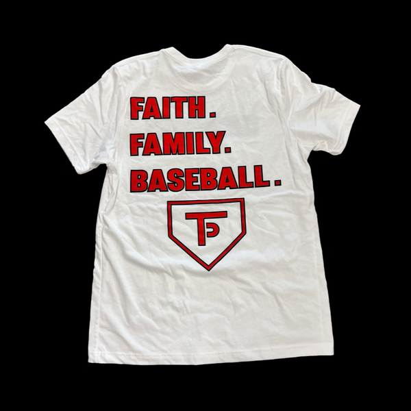 Thomas Powell Hometown Faith Family Baseball Premium Unisex Cotton Blend Tee