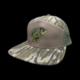 803 Lost Bass Bottomland 7 Panel Flatbill Hat