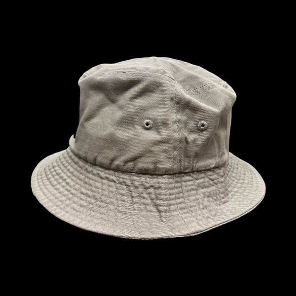 Sportsman Performance PVC Patch Garnet Grey Cotton Bucket Hat