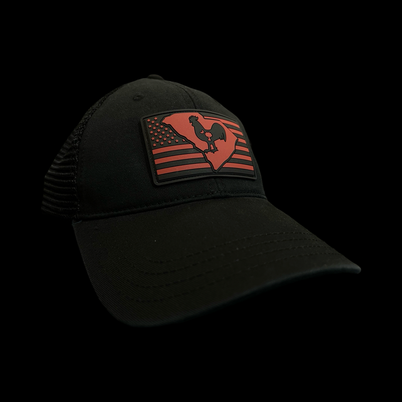 Richardson 111 Relaxed Hometown Rooster Black Performance Hat