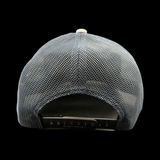 803 Richardson Heather Navy Performance PVC Trucker Hat