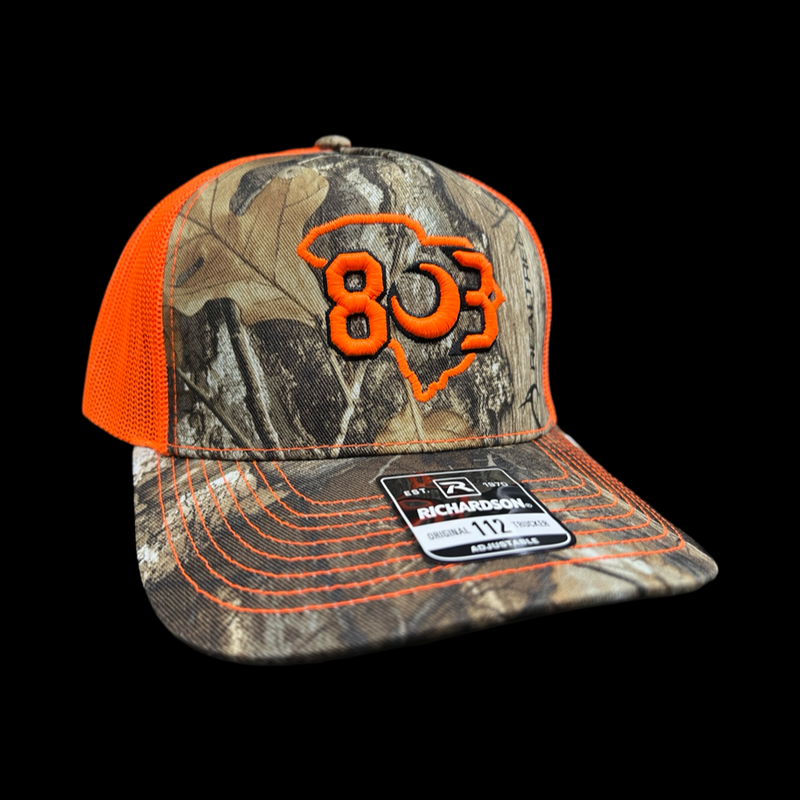 Richardson 112 803 GENII Realtree Blaze Orange Trucker Hat