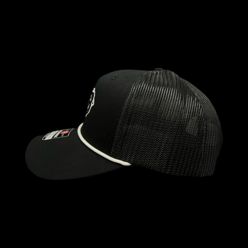 Richardson 803 GEN II Black Rope Trucker Hat