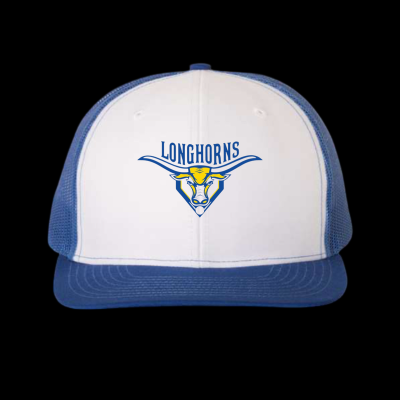 Lexington Longhorns Special Edition 803 White Royal Blue Trucker Hat