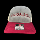 Richardson 115 Low Profile Carolina Garnet Heather Birch Trucker Hat