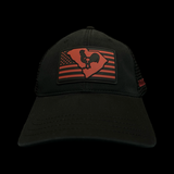 Richardson 111 Relaxed Hometown Rooster Black Performance Hat