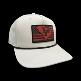 Richardson 258 Snap Hometown Rooster White Performance Rope Hat