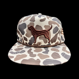 803 3D Lost Dog Oldscool Camo Relaxed Flatbill Hat