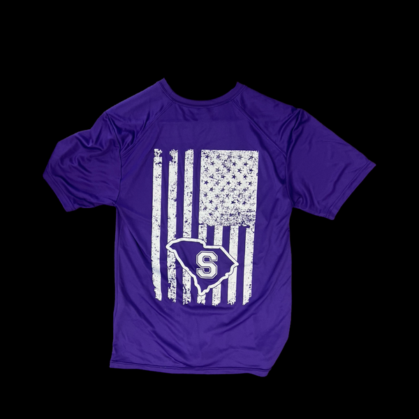 Saluda SAL-U 864 Special Edition Purple Performance Wicking Tee