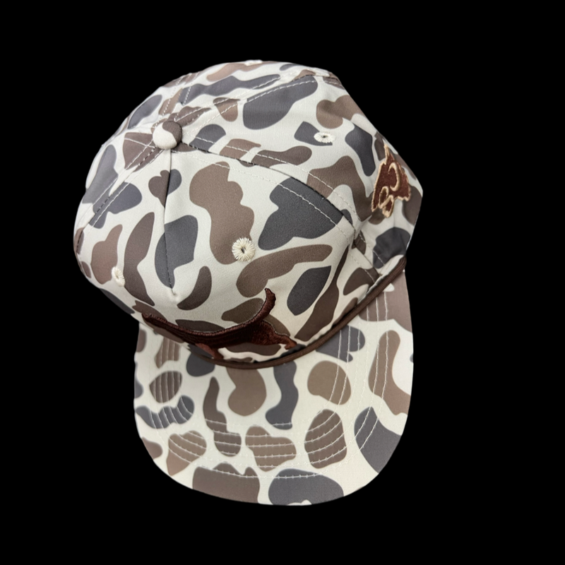 803 3D Lost Dog Oldscool Camo Relaxed Flatbill Hat