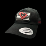 Yupoong Black Hometown Rooster Carolina Relaxed Fit Cotton Hat