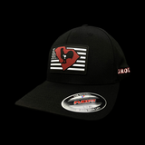 Flexfit Carolina Hometown Rooster Black Fitted Cotton Hat