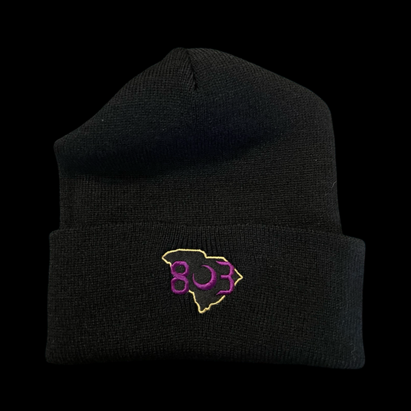 803 Batesburg-Leesville Panthers Black Beanie