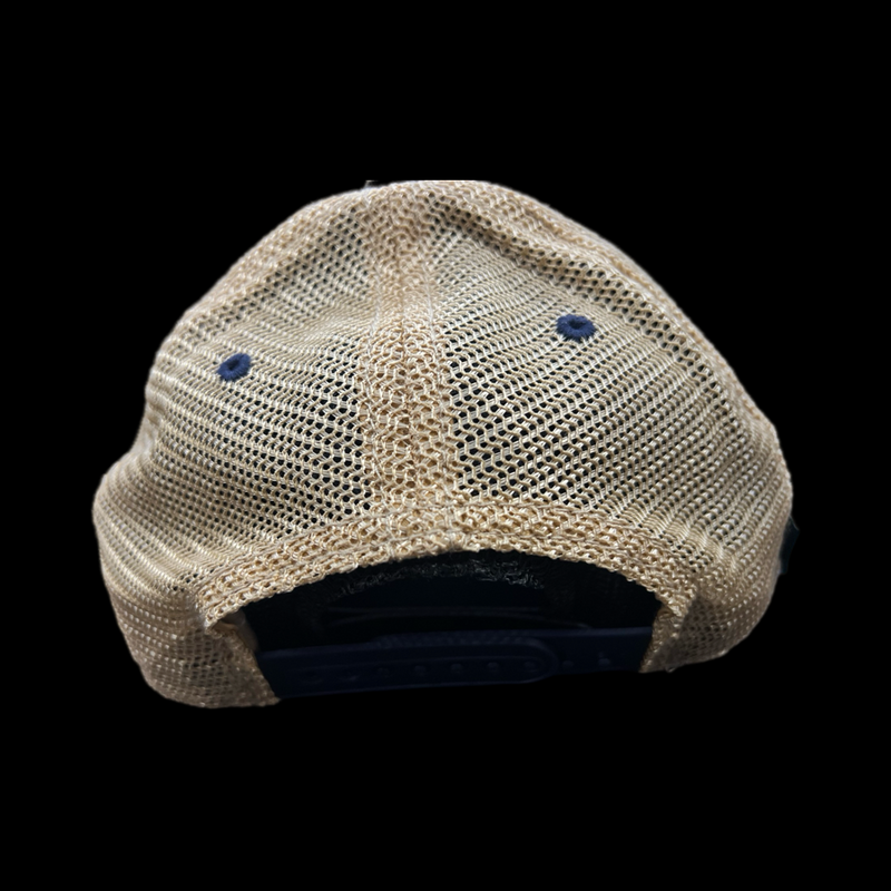 Legacy Navy Khaki Peformance PVC Relaxed Trucker Hat