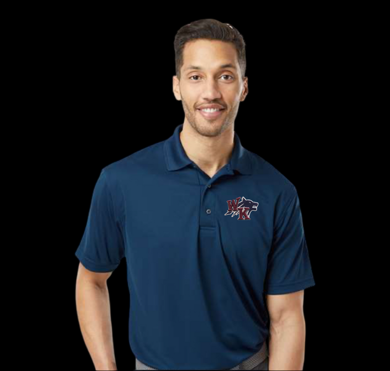 PRE-SALE: Timberwolves Special Edition Coaches Performance Polo-White Knoll Youth Football and Cheer Fundraiser