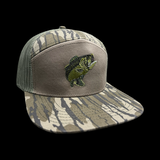 803 Lost Bass Bottomland 7 Panel Flatbill Hat