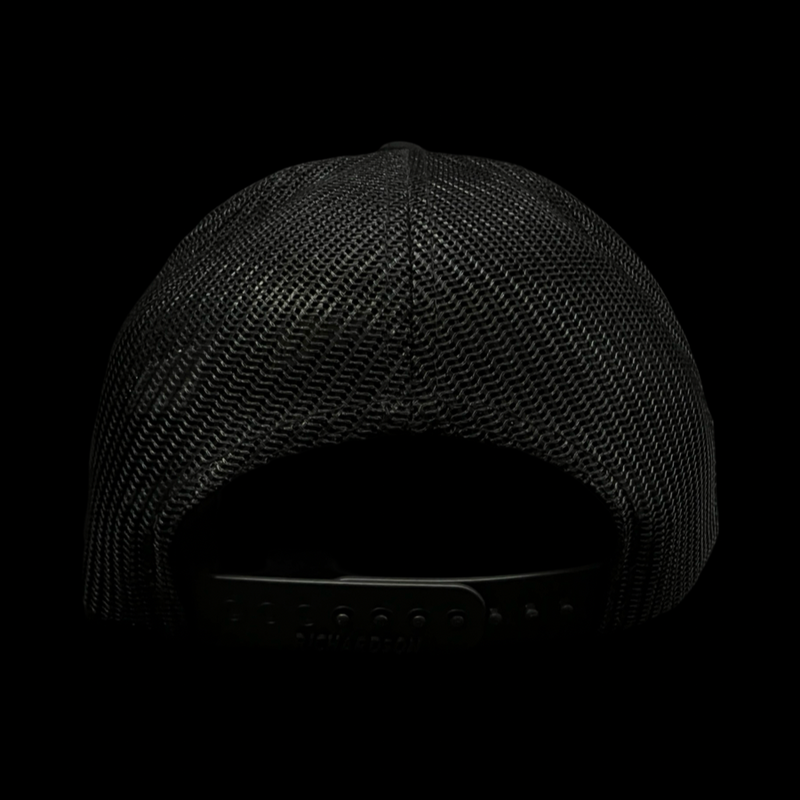 Richardson 115 Lowpro Carolina Black Trucker Hat