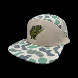 803 Lost Bass Oldscool Marsh 7 Panel Flatbill Hat