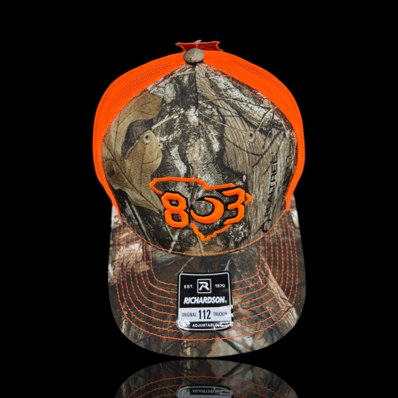 Richardson 112 803 GENII Realtree Blaze Orange Trucker Hat