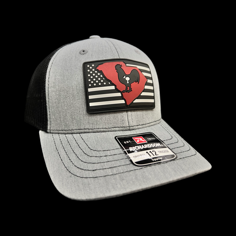 Richardson Youth Carolina Hometown Rooster Black Trucker Hat