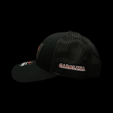 Richardson 115 Lowpro Black Garnet Palmetto Moon Carolina Performance Trucker Hat