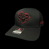 Richardson 803 Carolina Black 2nd Gen Trucker Hat