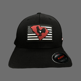 Flexfit Carolina Hometown Rooster Black Fitted Cotton Hat