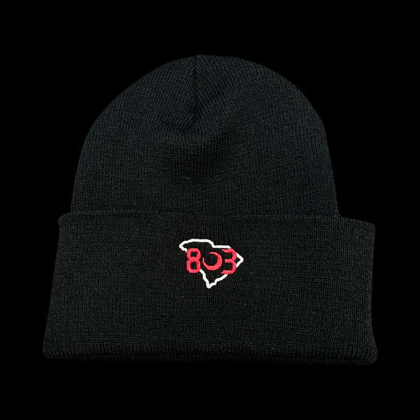 Carolina 803 Cold Weather Black Beanie