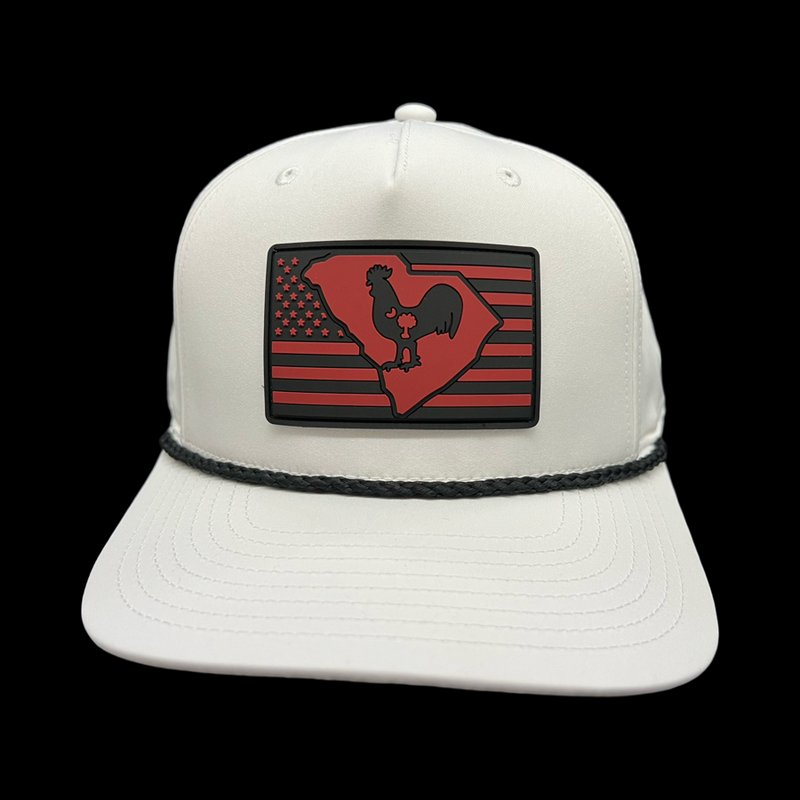 Richardson 258 Snap Hometown Rooster White Performance Rope Hat