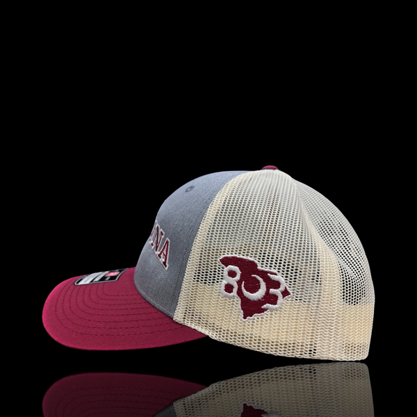 Richardson 115 Low Profile Carolina Garnet Heather Birch Trucker Hat