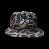 803 Lost Duck Oldscool Chocolate Camo Relaxed Rope Hat