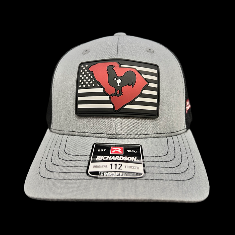 Richardson Youth Carolina Hometown Rooster Black Trucker Hat