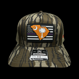 803 Richardson 112 Bottomland Clemson Performance Trucker Hat