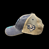 Legacy Navy Khaki Peformance PVC Relaxed Trucker Hat