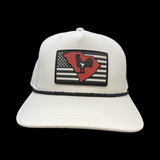 Richardson 258 Hometown Rooster White Performance Rope Trucker Hat