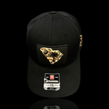 843 Richardson 115 Blackout Duck Camo PVC Patch Low Profile Trucker Hat