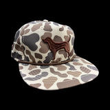 803 3D Lost Dog Oldscool Camo Relaxed Flatbill Hat