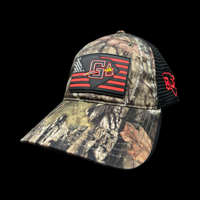 Gilbert Indians 803 Special Edition Performance Patch Mossy Oak Country DNA Trucker Hat