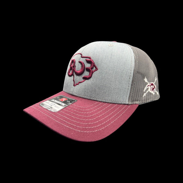 803 Pelion Archery Special Edition Garnet Grey Trucker