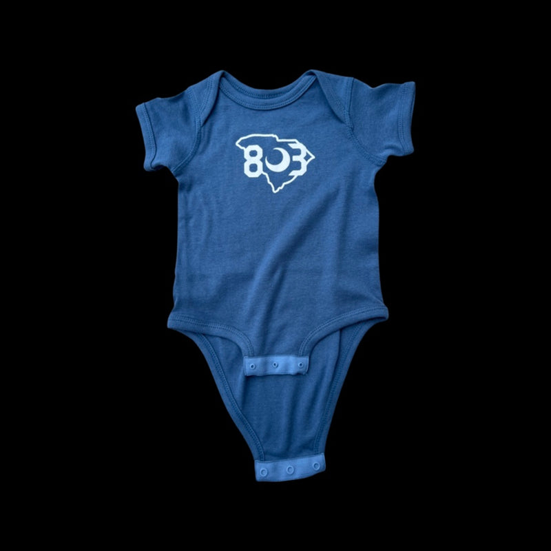 803 Rabbit Skins Infant Unisex Onesie - Slate Blue