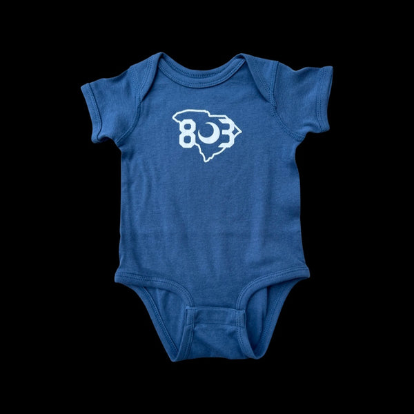 803 Rabbit Skins Infant Unisex Onesie - Slate Blue