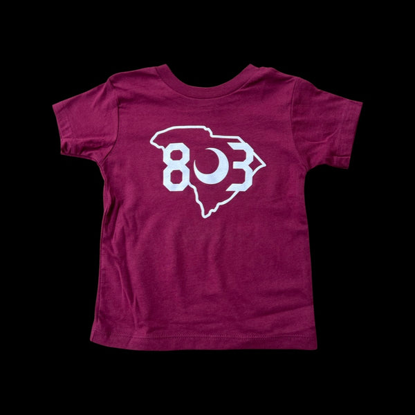 803 Toddler Premium State Tee - Maroon