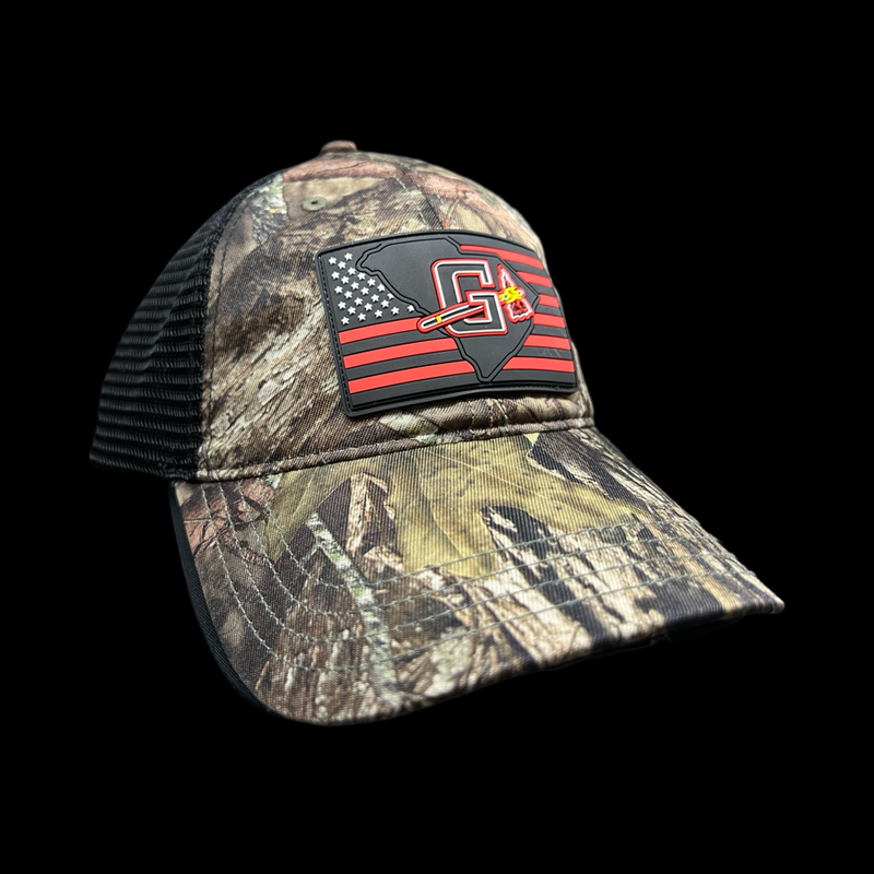 Gilbert Indians 803 Special Edition Performance Patch Mossy Oak Country DNA Trucker Hat