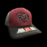 Richardson 803 Carolina Garnet Steel 2nd Gen Fitted Sportmesh Hat